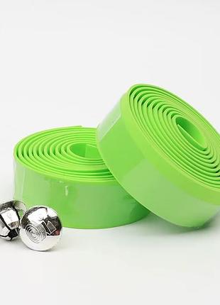 Обмотка коркова, на руль зелений (bt30-green)