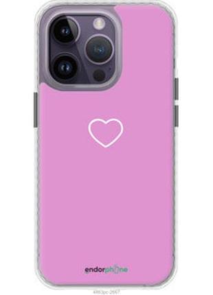Чехол на iphone 14 pro max сердце 2 "4863pc-2667-2448"