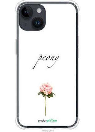 Чехол на iphone 14 пион "4366sp-2648-2448"