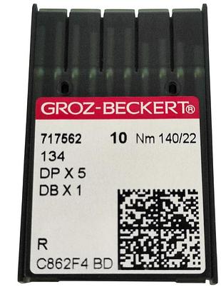 Иглы универсальные с толстой колбой для промышленных швейных машин groz-beckert dpx5, r, №140/22 (7346)
