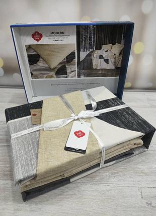 Комплект постільної білизни cotton box ranforce євро 100% бавовна