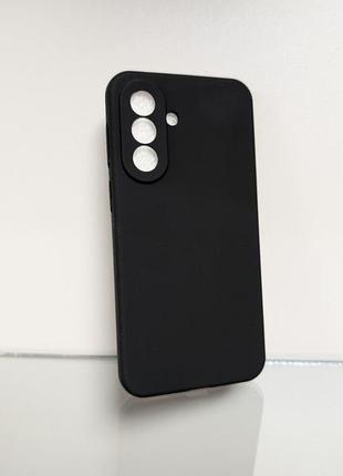 Чохол для samsung a37 / самсунг а37 wave premium cover, силіконовий, матовий, чорний