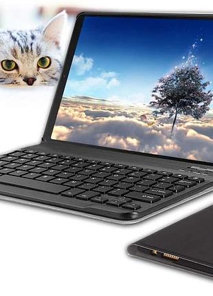 Чехол для клавиатуры galaxy tab a 10.1 2019 — t510/t515, съемная беспроводная bluetooth-клавиатура для samsung