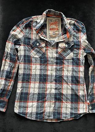 Чоловіча сорочка superdry "the lumberjack twill" m