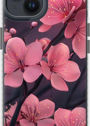 Чехол на iphone 14 пурпурная сакура "6075pm-2648-2448"
