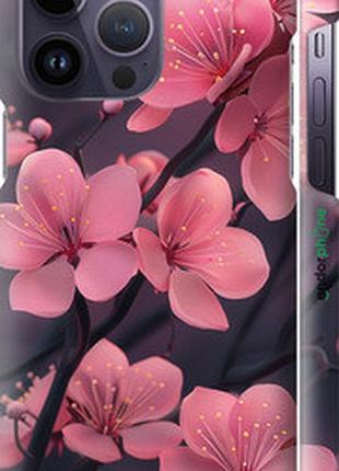 Чехол на iphone 14 pro max пурпурная сакура "6075m-2667-2448"