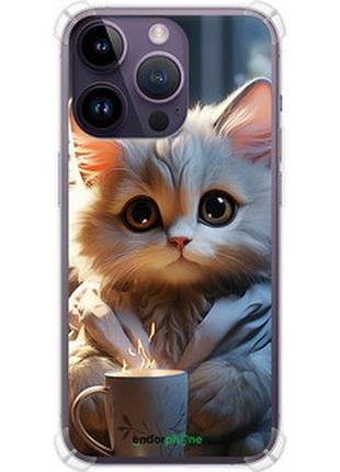 Чехол на iphone 14 pro max white cat "5646sp-2667-2448"