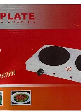 Электроплита hot plate g-008 двух комфорная дисковая modern home style