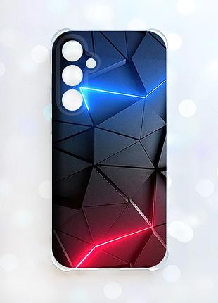 Чохол з потовщеними кутами на samsung galaxy s25 fe рельєфний фон (принт 36)
