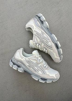 Чоловічі кросівки asics gel-nyc grey асікс сірого кольору