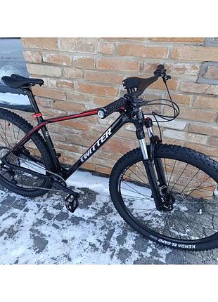 Велосипед 29" twitter carbon frame storm 2.0 19" 11 скоростей черный / красный (carbon-29-119)