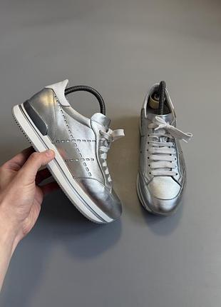 Hogan h222 platform silver 38(24cm) premiata