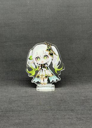 Акриловая коллекционная фигурка геншин импакт - genshin impact chibi нахида (nahida) 10 см
