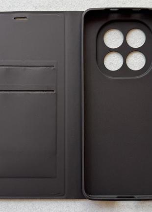 Poco m8 чехол-книжка wave flap чёрный высококачественная искусственная кожа слоты для карт