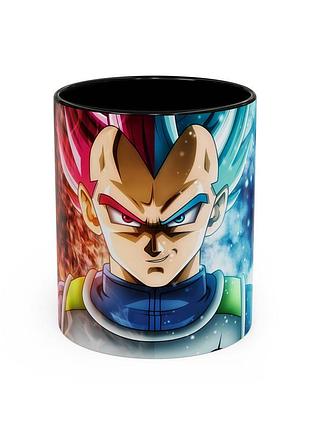 Кружка dragon ball "вегета: сила богов" 330 мл