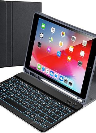 Чехол с испанской клавиатурой для ipad 10,2 дюйма, 9-го поколения 2021 г./8-го поколения 2020 г./7-го