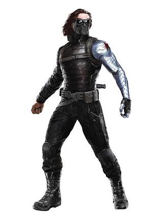 Пластиковая ростовая фигура ростовая фигура зимний солдат (winter soldier) 1800 мм
