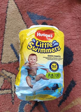 Подгузники-трусики huggies little swimmers 3-4 10 шт