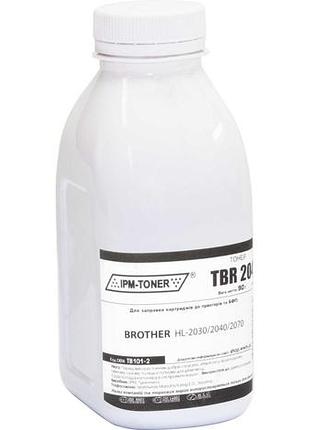 Тонер ipm для brother hl-2030/2040/2070 бутль 90г black (tb101-2)