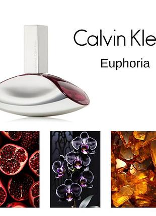 Женская парфюмированная вода calvin klein euphoria 1 мл | отливант распил разлив весенний