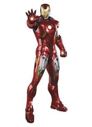 Пластиковая ростовая фигура ростовая фигура железный человек (iron man) №1 1800 мм