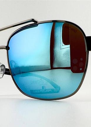 Солнцезащитные мужские очки james browne jb1053 d-gn/bl-d поляризационные синие зеркальные