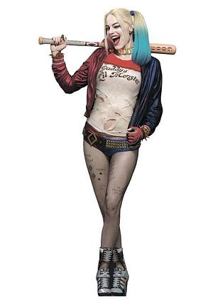 Пластиковая ростовая фигура ростовая фигура харли квинн (harley quinn) 1750 мм