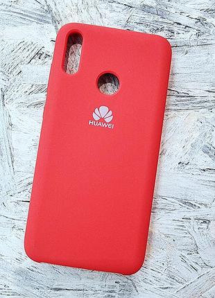 Чехол huawei y7 prime 2019 soft накладка для телефона красный