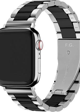 Ремешок fullmosa, совместимый с apple watch, 44 мм, 45 мм, 42 мм, металлический сменный ремешок для iwatch se 3 2 series 9 8 7 6 5
