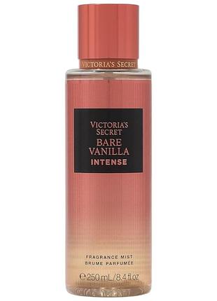 Парфумований спрей для тіла victoria's secret bare vanilla intense mist 250 мл