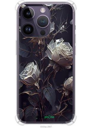 Чехол на iphone 14 pro max розы 2 "5550sp-2667-2448"