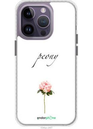 Чехол на iphone 14 pro max пион "4366pc-2667-2448"