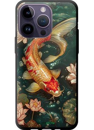 Чехол на iphone 14 pro max мелодия лотоса "6106b-2667-2448"