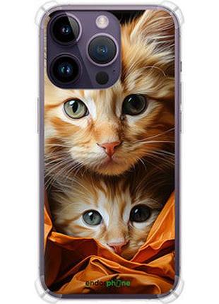 Чехол на iphone 14 pro max котики 2 "5664sp-2667-2448"