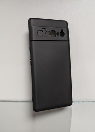 Чехол для google pixel 6 pro , силиконовый, черный