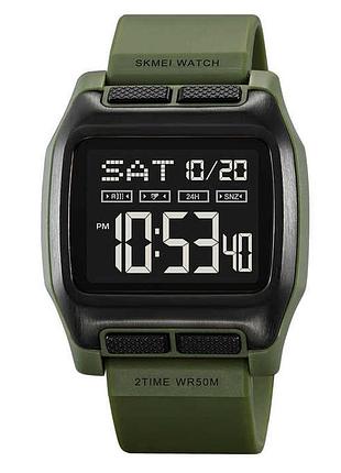 Часы наручные skmei 2193ag, army green, 11429 modern home style