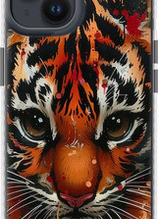 Чехол на iphone 14 mini tiger "6052pm-2648-2448"