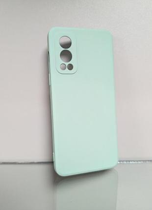 Чохол для oneplus nord 2 , силіконовий, м'ятний