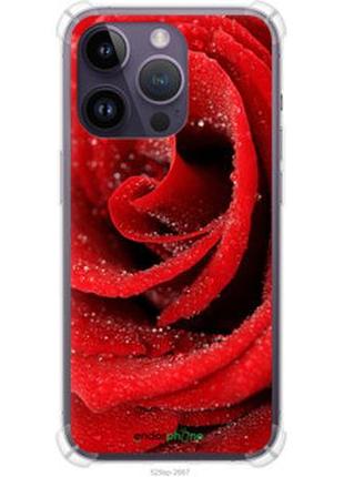 Чехол на iphone 14 pro max красная роза "529sp-2667-2448"