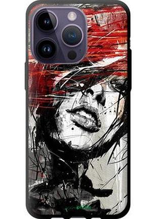 Чохол на iphone 14 pro max обличчя дівчини "1162b-2667-2448"