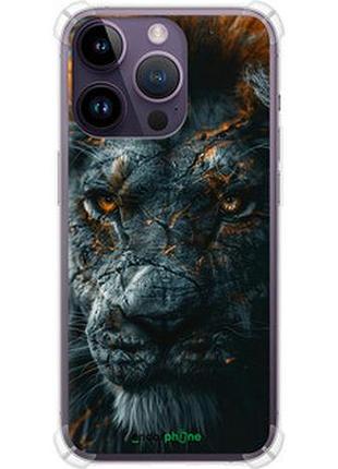 Чехол на iphone 14 pro max пламенный лев "6153sp-2667-2448"