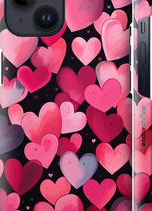 Чехол на iphone 14 сердечки 4 "5662m-2648-2448"