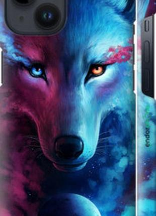 Чехол на iphone 14 арт-волк "3999m-2648-2448"