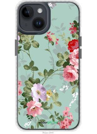 Чехол на iphone 14 цветочные обои 2 "862pm-2648-2448"