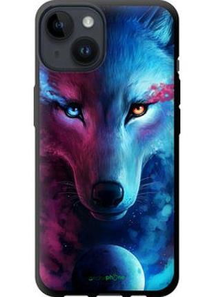 Чехол на iphone 14 арт-волк "3999b-2648-2448"