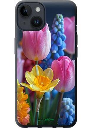 Чехол на iphone 14 весенние цветы "6058u-2648-2448"