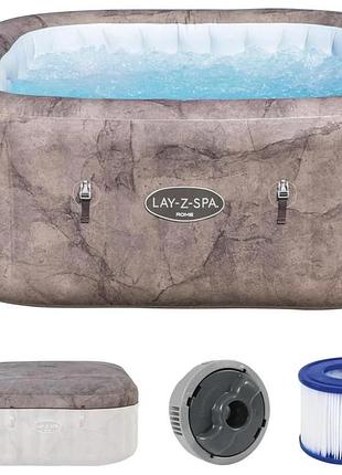 Надувний джакузі bestway 6001k lay-z-spa на 6 осіб, 180 x 180 x 71 см