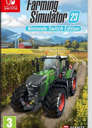 Farming simulator 23 nintendo switch edition, русская версия - картридж для nintendo switch