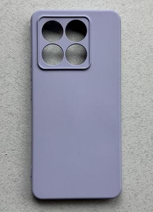 Xiaomi 14t чехол wave colorful case light purple tpu силиконовый противоударный пурпурный накладка панель бампер