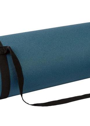 Коврик туристический rocktrail 180×55×1.2 см, каремат двухслойный, пенополиэтилен, легкий, с ремнем, синий